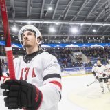 Ken Jäger portera pendant encore une saison le chandail du LHC avant de rallier Davos (archives). KEYSTONE/ALESSANDRO CRINARI
